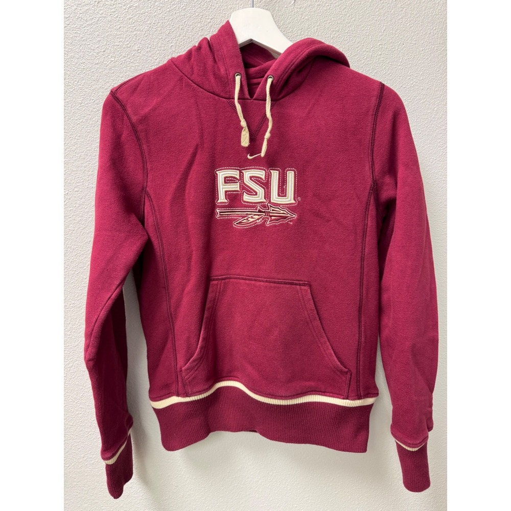 Nike FSU Seminoles Hoodie Womens‎ Small Maroon Pullover NCAA Collegiate